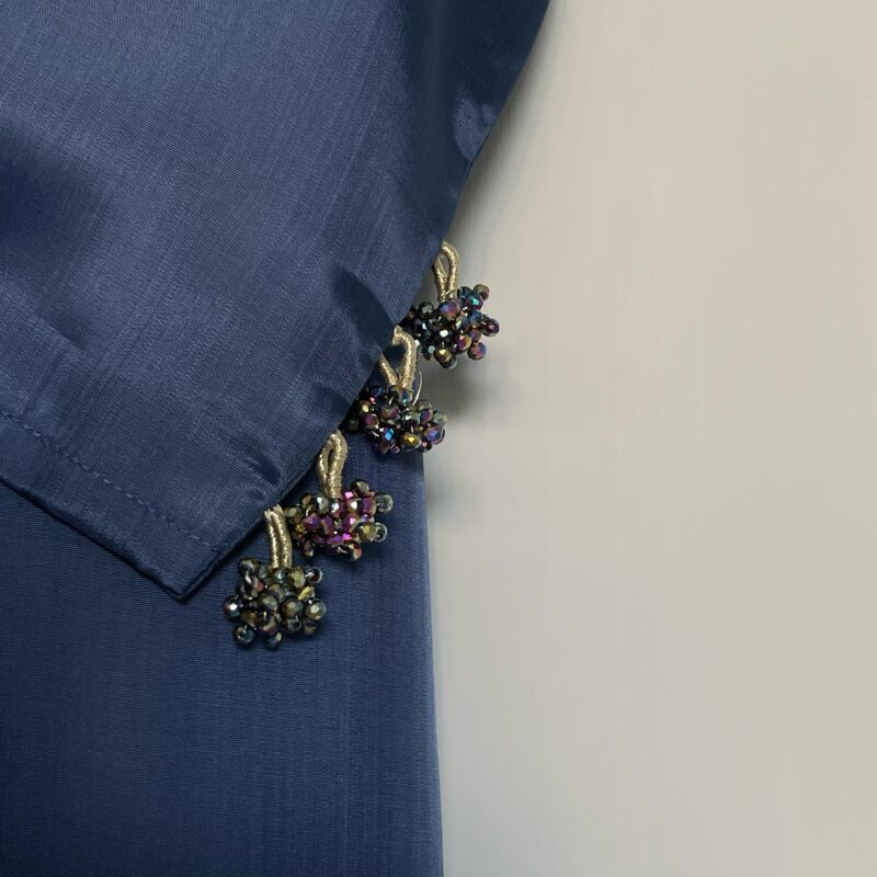 Steel Blue Viscose silk - Image 5