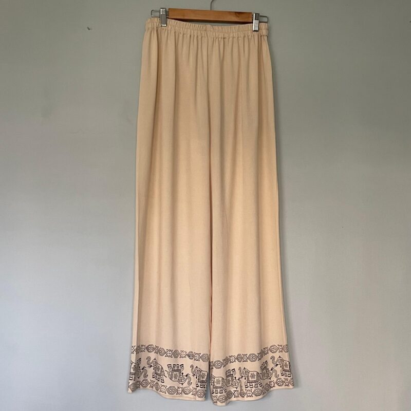 Creamy Hand Block Printed Co-ord set - Image 3