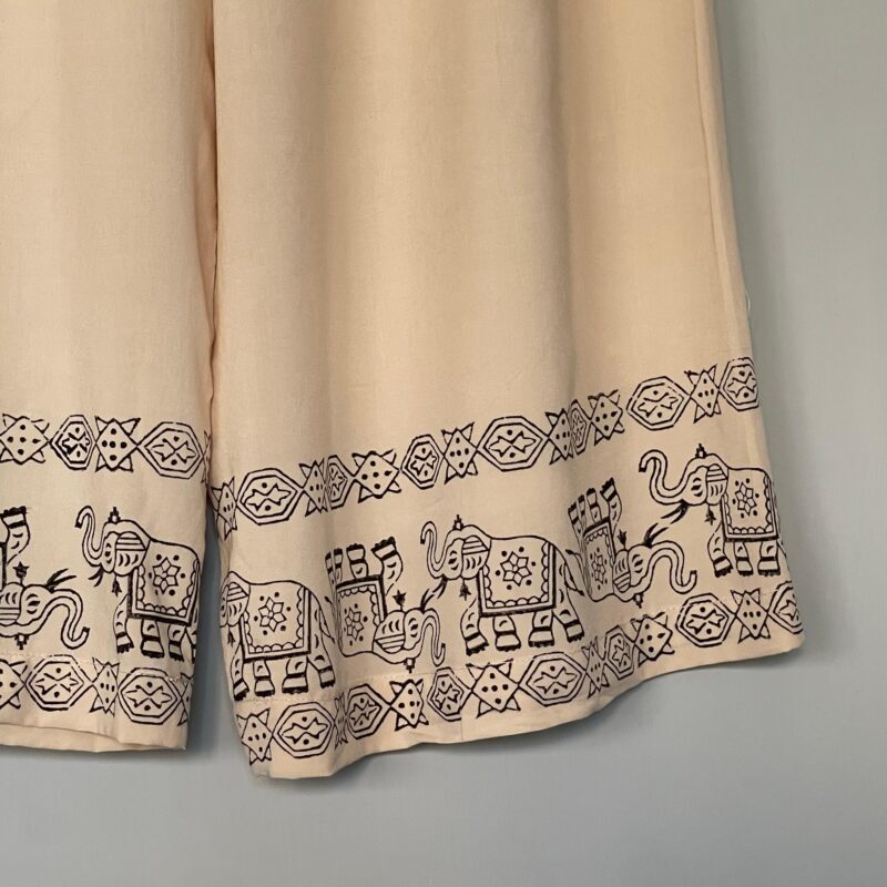 Creamy Hand Block Printed Co-ord set - Image 6